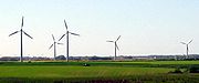 Wind turbines near Vendsyssel, Denmark (2004)