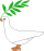 H&eacute;raldique colombe avec rameau d'olivier.svg