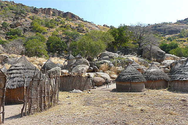 File:Nuba village.jpg