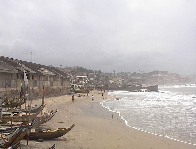 File:Cape coast beach.jpg