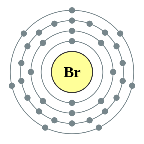 File:Electron shell 035 Bromine - no label.svg