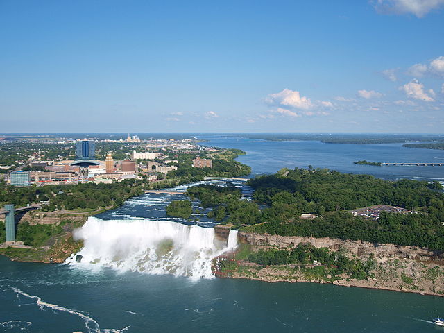 File:American and Bridal Falls as seen from Skylon Tower.jpg