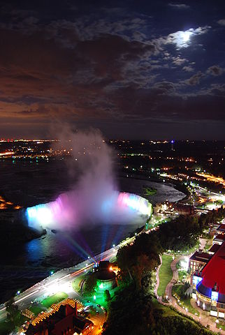 File:Niagara Falls at night1.jpg