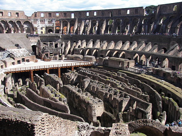 File:Rome Colosseum interior.jpg