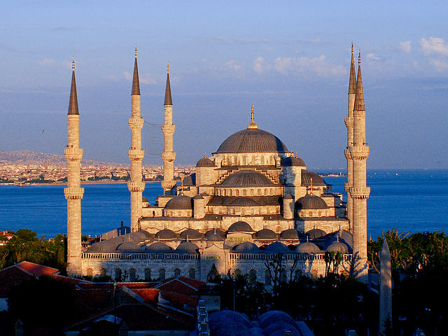 File:The Blue Mosque at sunset.jpg