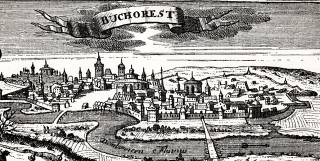 File:Bucharest, woodcut, published in Leipzig in 1717.jpg