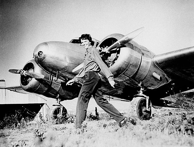 File:Earhart and electra.jpeg