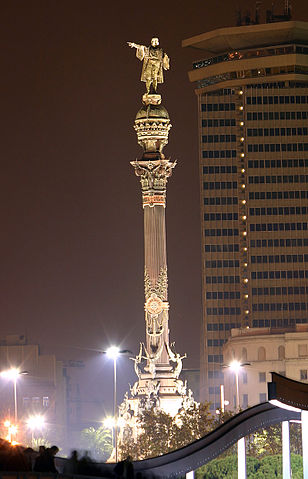 File:Spain.Barcelona.Colon.from.Maremagnum 1.jpg