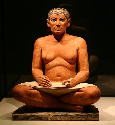 File:The seated scribe.jpg