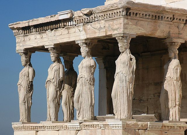 File:Ath&egrave;nes Acropole Caryatides.JPG