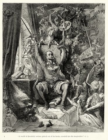 File:Gustave Doré - Miguel de Cervantes - Don Quixote - Part 1 - Chapter 1 - Plate 1