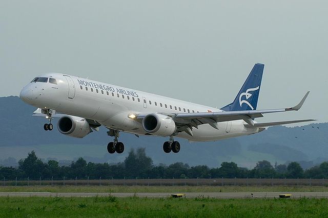 File:Montenegro Airlines EMB, Ostrava-Mo&scaron;nov Intl. Airport.jpg