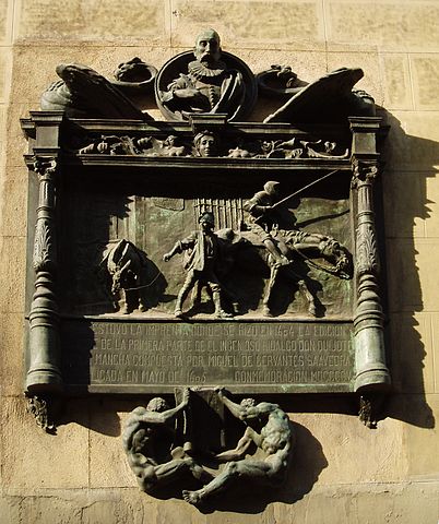 File:Placa edici&oacute;n pr&iacute;ncipe Quijote 1604.jpg