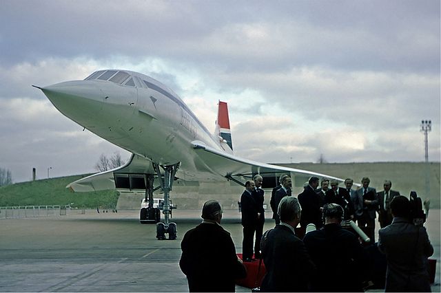 File:British Airways Concorde official handover ceremony Fitzgerald.jpg