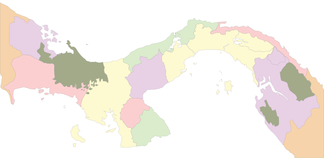 File:Division Politica de Panam&aacute;1.svg