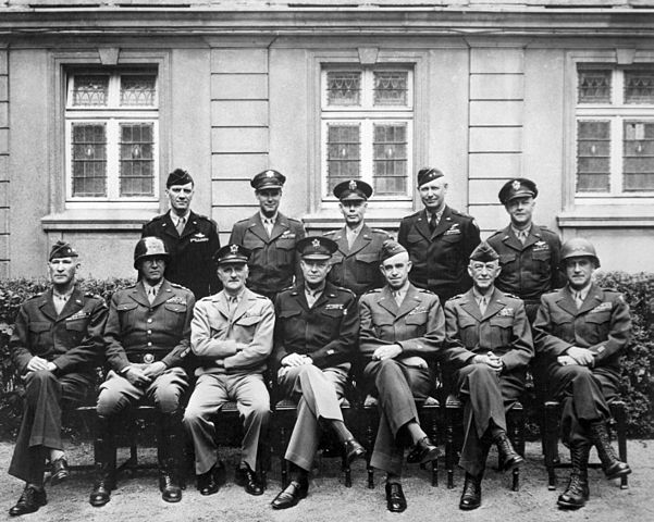 File:American World War II senior military officials, 1945.JPEG
