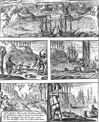 File:Jacht op dodo's door Willem van West-Zanen uit 1602.jpg