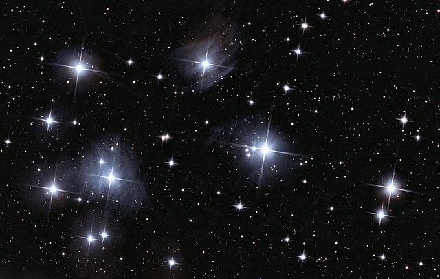 File:The Pleiades (M45).jpg