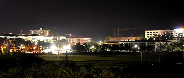 File:Dongguk University at Night.jpg