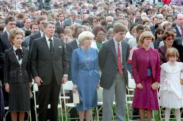 File:Reagans attend Challenger memorial service.jpg