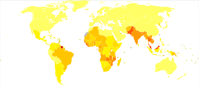 File:Leprosy world map - DALY - WHO2002.svg