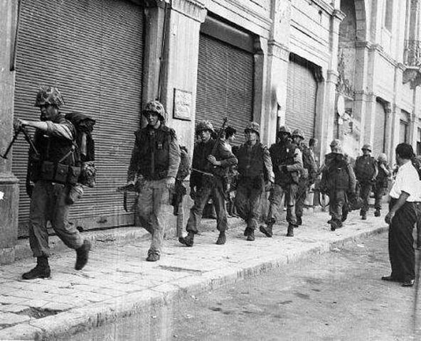 File:US marines on the streets of Beirut the following day of Iraq's revolution.jpg