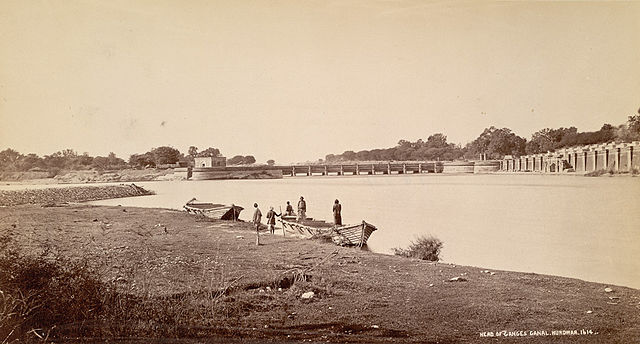 File:Headworks ganges canal haridwar1860.jpg
