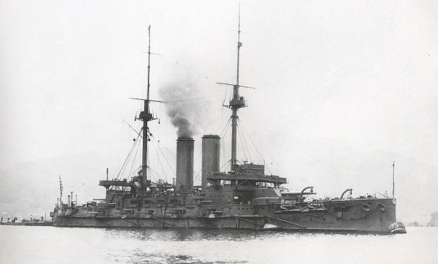 File:Japanese battleship Mikasa.jpg