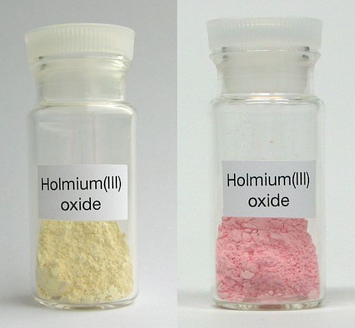 File:Holmium(III) oxide.jpg