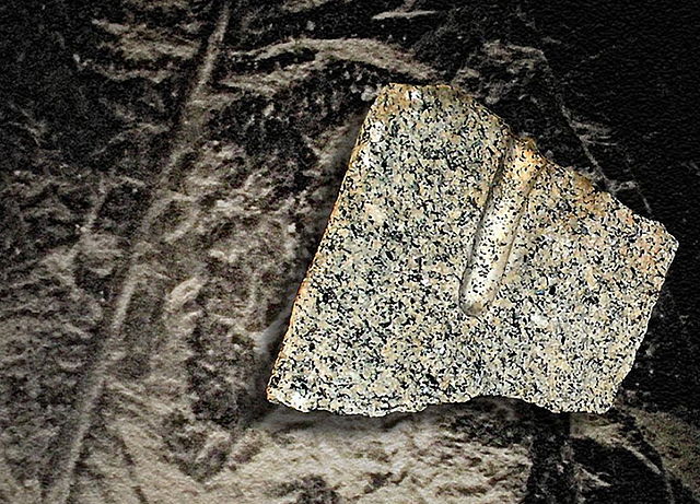 File:CPRR Donner Summit Tunnel Hand Drilled Granite 1868.jpg