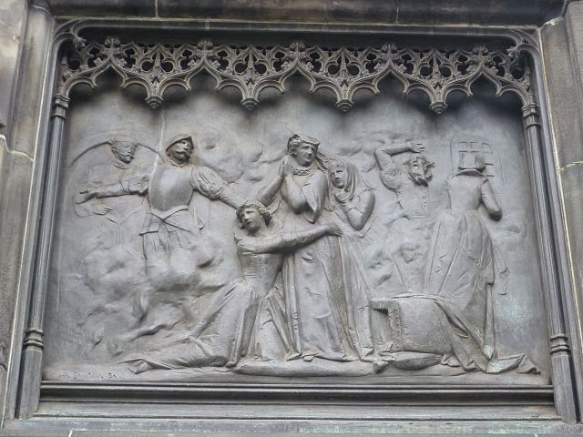 File:The murder of David Rizzio from the Duke of Buccleuch statue.jpg