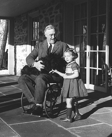 File:Roosevelt in a wheelchair.jpg