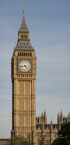 File:Clock Tower - Palace of Westminster, London - September 2006.jpg