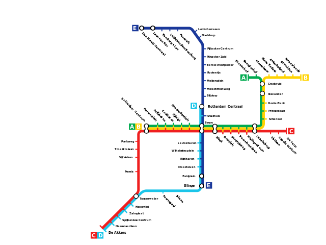 File:Metrokaart Rotterdam per 2011.svg