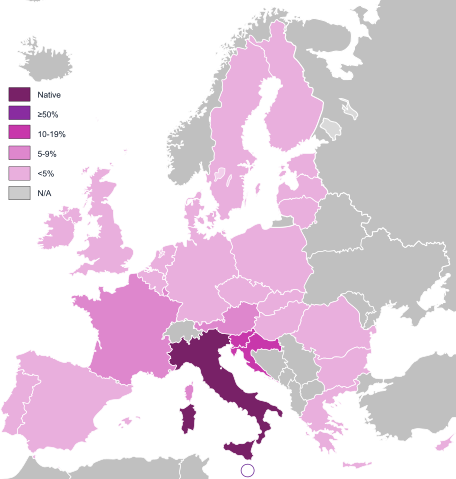 File:Knowledge of Italian EU map.svg