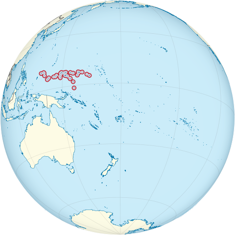 File:Micronesia on the globe (small islands magnified) (Polynesia centered).svg