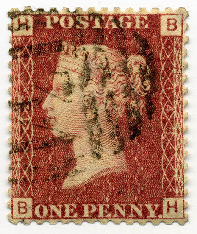 File:Stamp UK Penny Red pl148.jpg