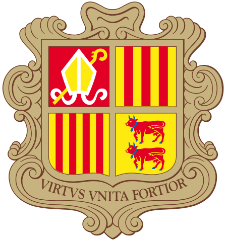 File:Coat of arms of Andorra.svg