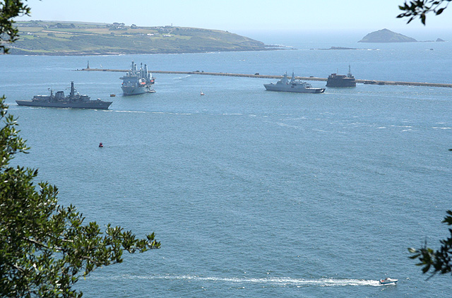 File:Plymouth Sound and Breakwater.jpg